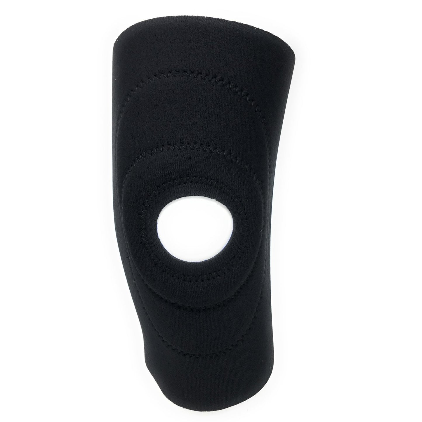 OTC Knee Support, Encircling Stabilizer Pad, Neoprene, Black, Medium