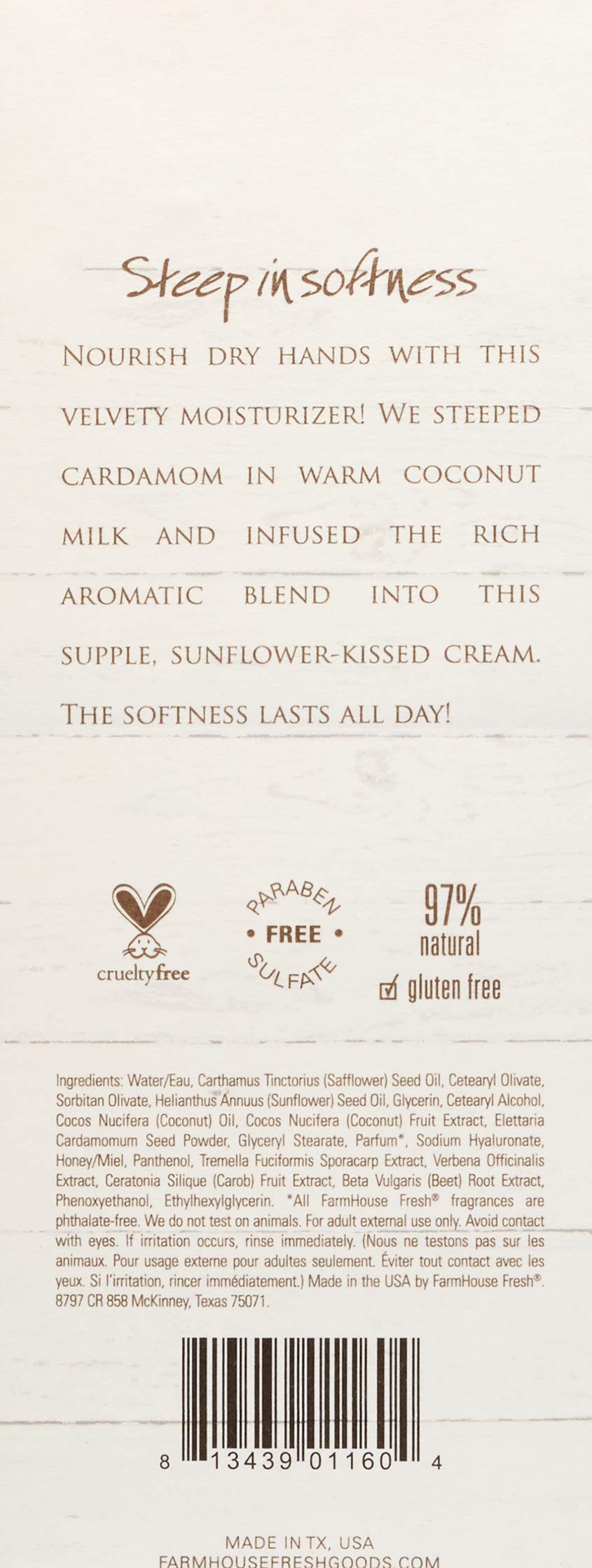 FarmHouse Fresh Honey-Chai Steeped Milk Lotion, 8 Fl Oz