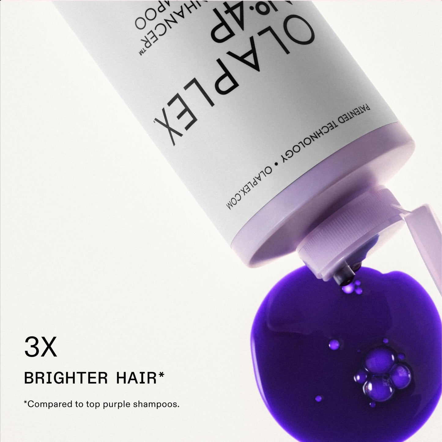 Olaplex No. 4P Blonde Enhancer Purple Toning Shampoo, Repairs, Hydrates, & Brightens All Blonde, Lightened, & Grey Hair