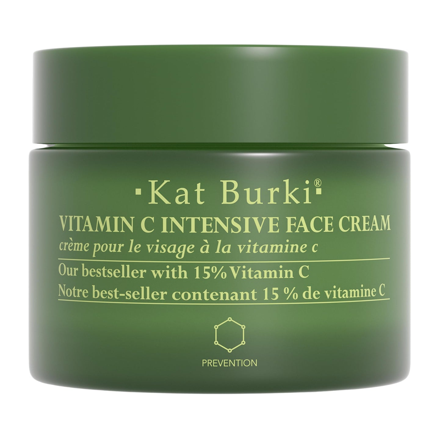 KAT BURKI 15% Stabilized Vitamin C Intensive Face Cream. Brightening Moisturizer for Glowing & More Firm Skin