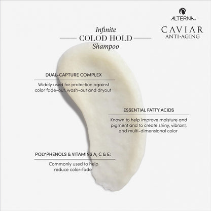 CAVIAR Anti-Aging Infinite Color Hold Shampoo | For Color Treated Hair | Minimizes Color Fade | Sulfate Free