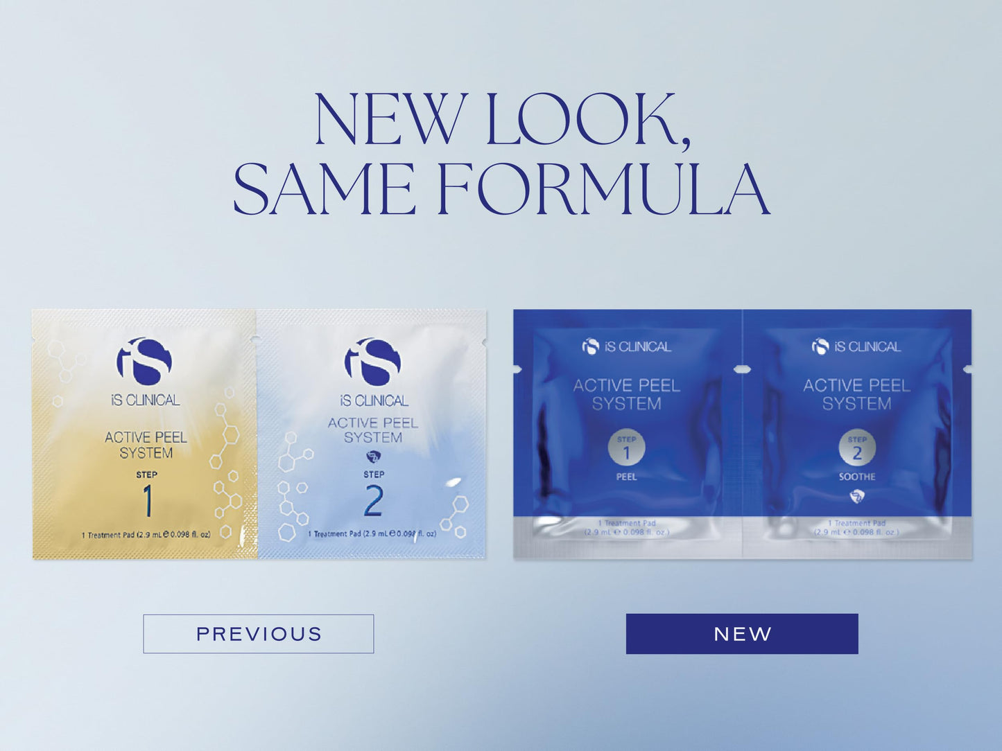 iS CLINICAL Active Peel System, two-step gentle at-home peel system for face Exfoliation