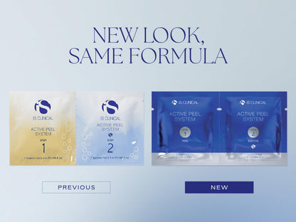 iS CLINICAL Active Peel System, two-step gentle at-home peel system for face Exfoliation