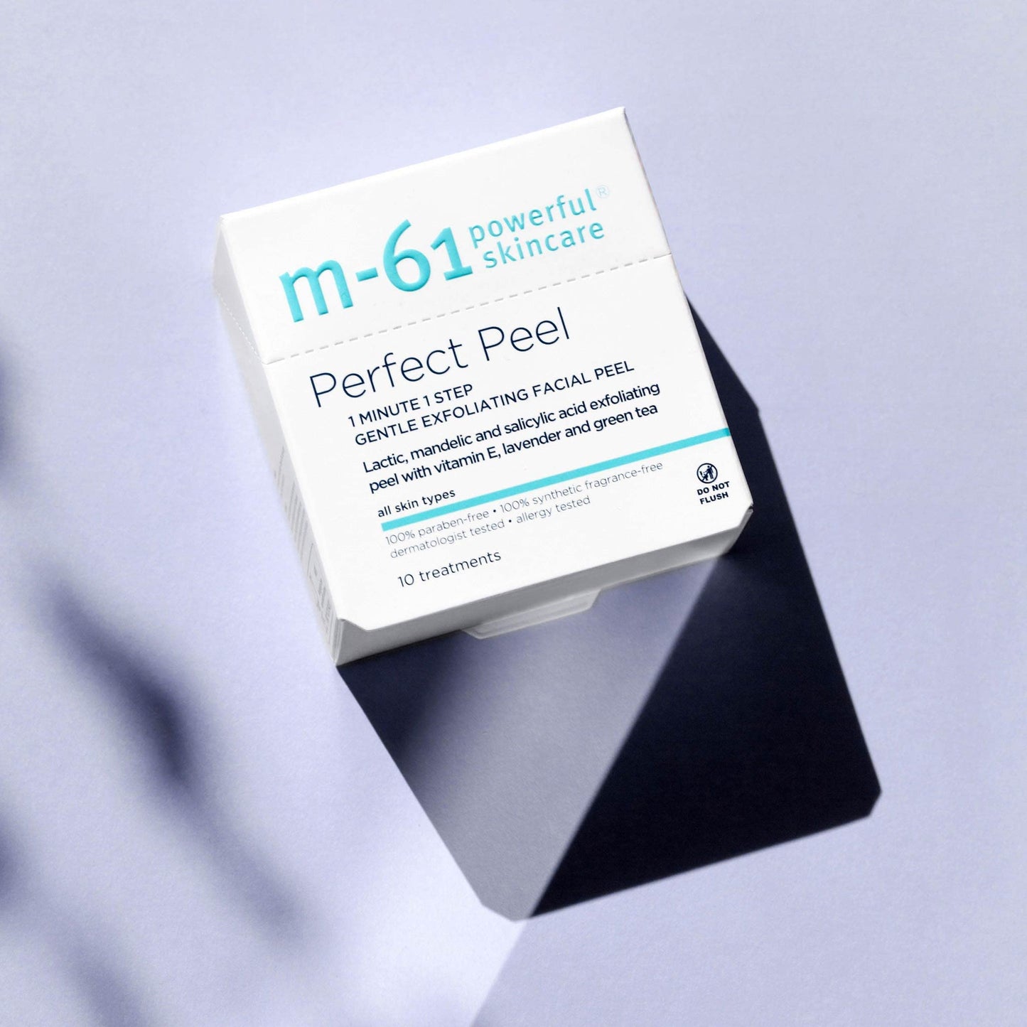 m-61 Perfect Peel | Gentle Exfoliating Facial Peel With Lactic, Mandelic, Salicylic Acid. For Sensitive Skin Or Lighter Daily Exfoliation. 1 Minute, 1 Step