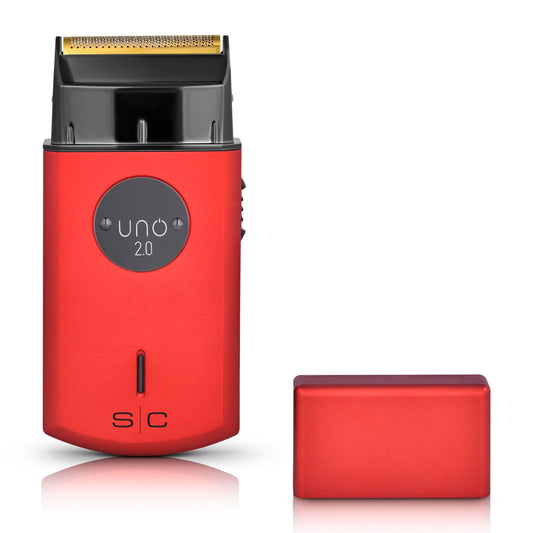 StyleCraft Uno Cordless Single Foil Shaver, Mini Travel Size, Portable, Gold Titanium Premium Head, Turbocharged Motor