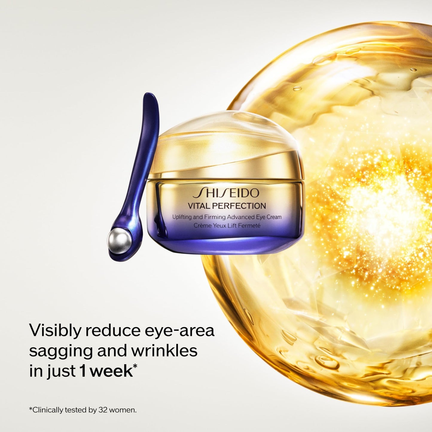 Shiseido Lifting & Firming Eye Care Set - Eudermine Activating Essence (30mL), Vital Perfection Uplifting and Firming Advanced Cream (15mL) & Eye Cream (15mL) - $159 Value