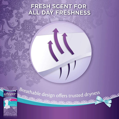 Whisper Daily Liners Clean and Fresh 40N