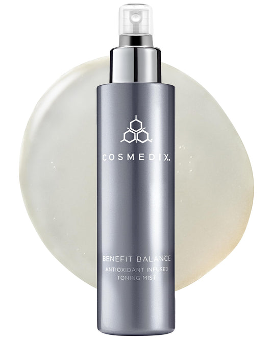 COSMEDIX Benefit Balance Toner – Ultra-Nourishing & Hydrating Facial Mist for Fine Lines, Wrinkles & Dull Skin – Deep Cleansing Facial Care for Moisturized, Radiant Glow – 150 ml / 5 fl oz