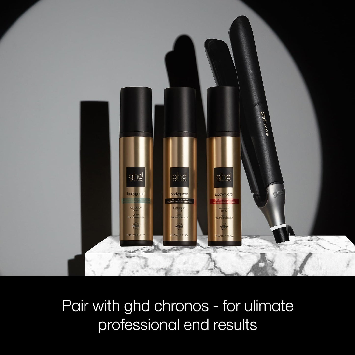 ghd Bodyguard Heat Protectant ― Heat Protect Hair Spray, Lightweight Formula for Healthier Looking & Feeling Hair