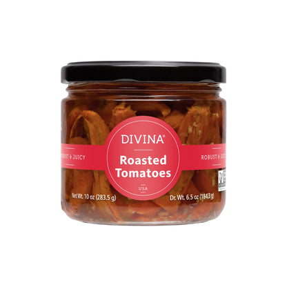 DIVINA Roasted Red Tomatoes, 10 Ounce