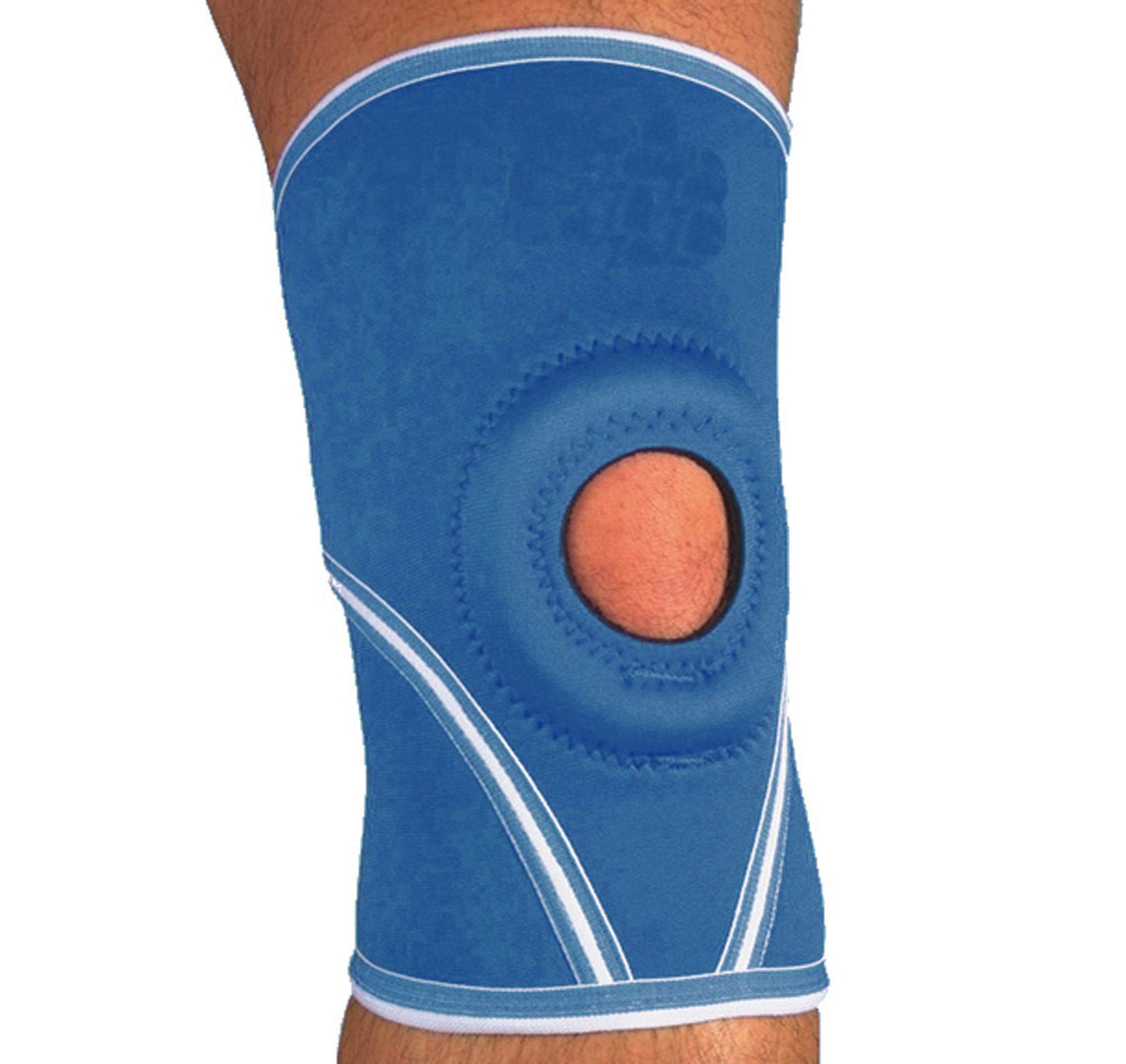 MAXAR Airprene (Breathable Neoprene) Knee Sleeve Compression Brace for Men & Women, Open Patella, Terry Cotton Lining, All-Way Stretch Compression and Support, NKN-209 XL