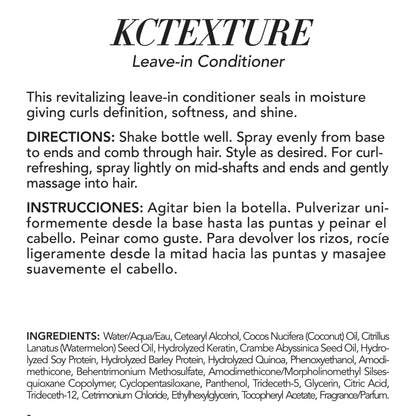 Keratin Complex - KCTEXTURE Leave-in Conditioner - 5 oz