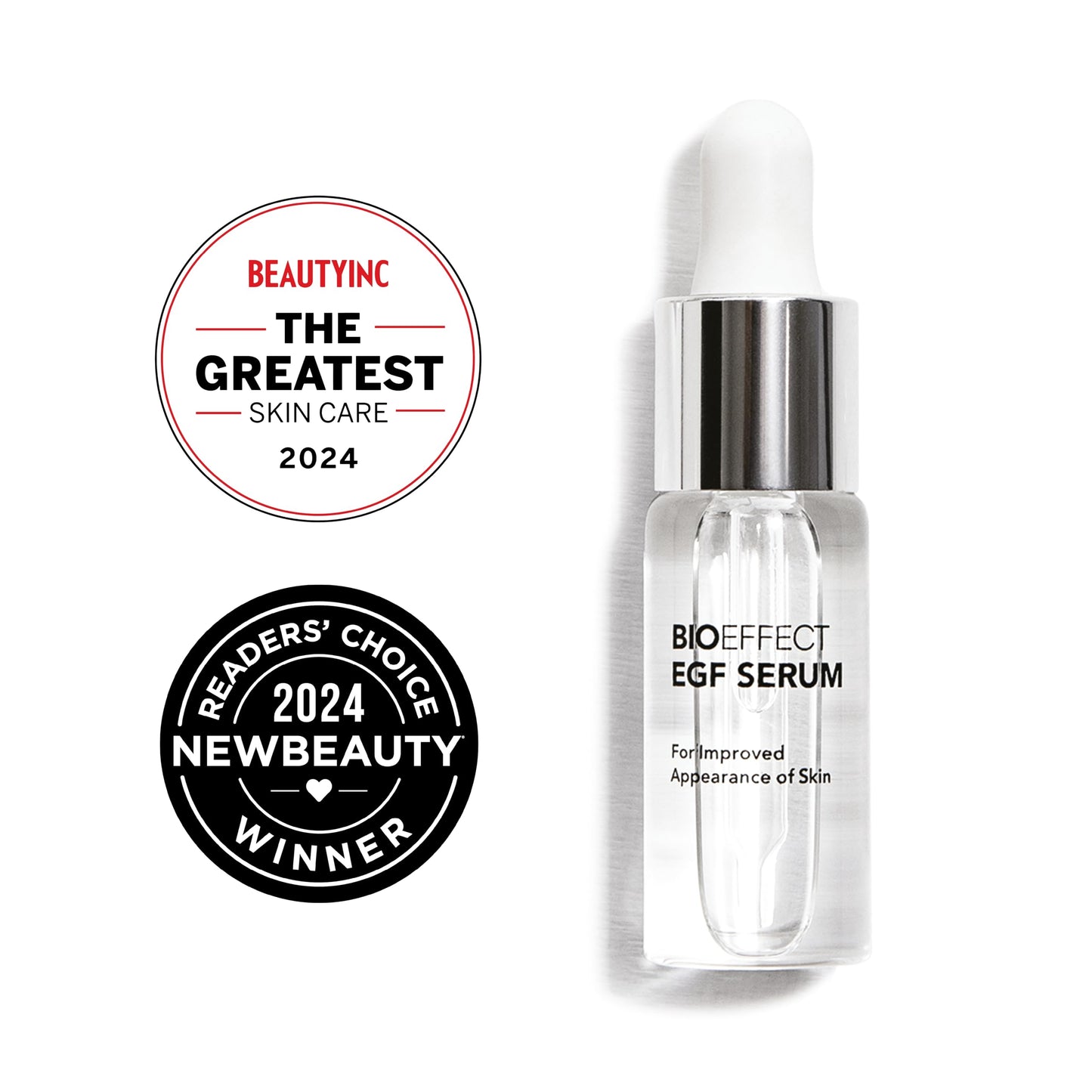 BIOEFFECT EGF Serum | Epidermal Growth Factor + Hyaluronic Acid | Age-Defying Face Treatment for Fine Lines & Wrinkles, Hydration & Firmness, 20 mL / 0.68 oz