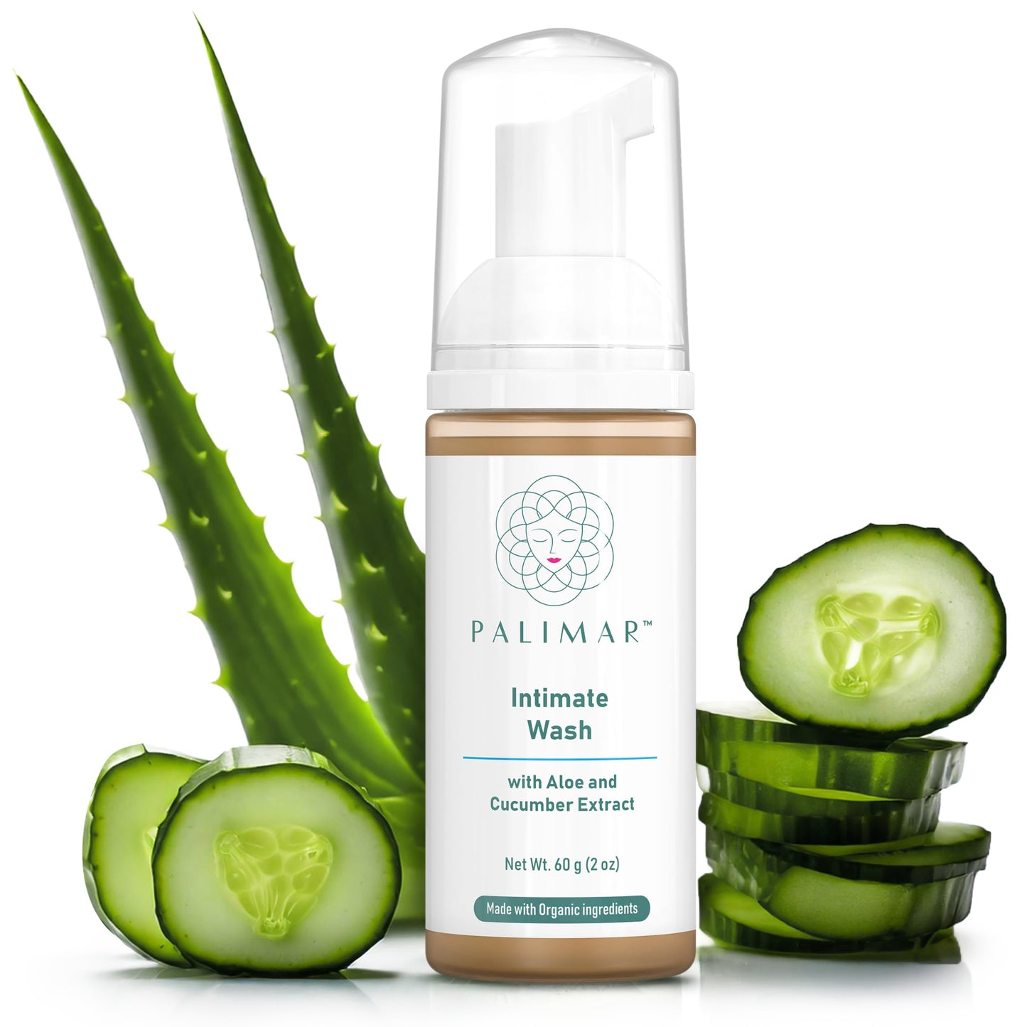 Intimate Wash - Gentle Foam Cleanser for pH Balance Feminine Wash, Hydration, Cooling Effect, Odor Control pH Balance, Natural Ingredient