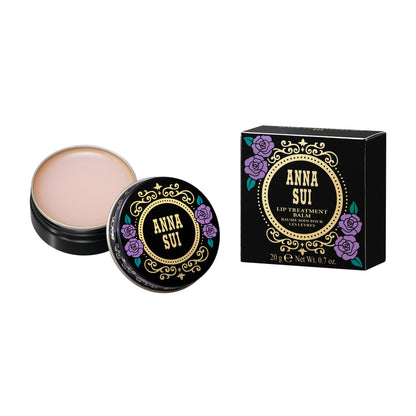 ANNA SUI Lip Treatment Balm, Hydrating & Nourishing Lip Balm with Rose Fragrance, Smooth, Dewy Finish, Luxury Lip Care & Perfect Holiday Gift, 0.7 oz