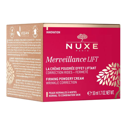 Nuxe Merveillance Lift Smoothing and Firming Vegan Powdery Cream With Natural Ingredients for Wrinkle Correction, 1.7 Fl Oz