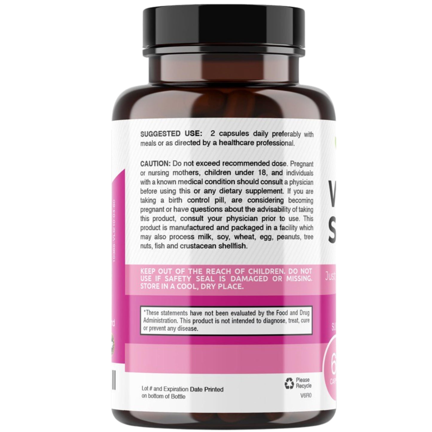 Women’s Support Complex Advanced Formula - Female Support Supplement for Hot Flashes, Night Sweats, Symptoms of Perimenopause and Menopause - Hormone Regulation Naturally - 60 Capsules