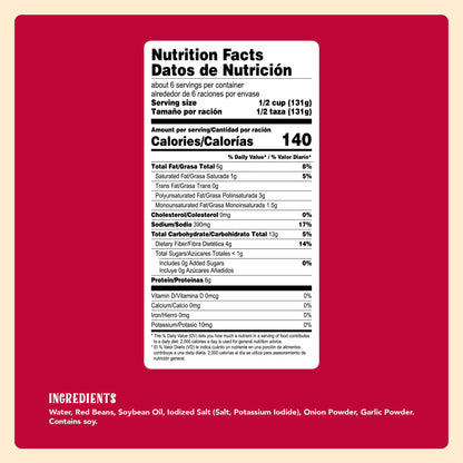 NATURA'S Refried Red Beans, Ready-to-Eat Vegetarian Refried Beans, Frijoles Rojos 26.45 oz Pouch (Pack of 12)