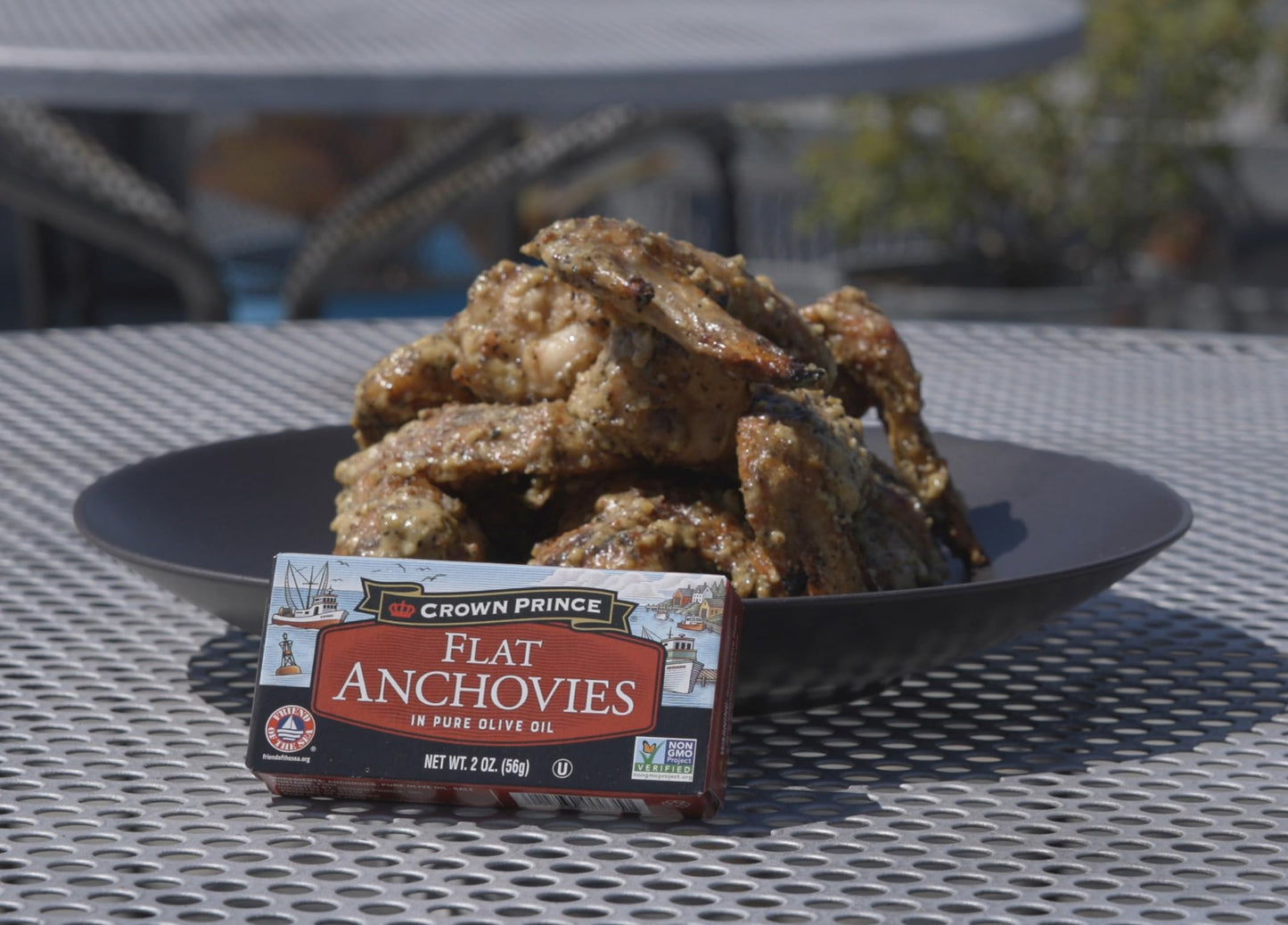 Crown Prince Flat Anchovies in Olive Oil, 2-Ounce Cans (Pack of 12)