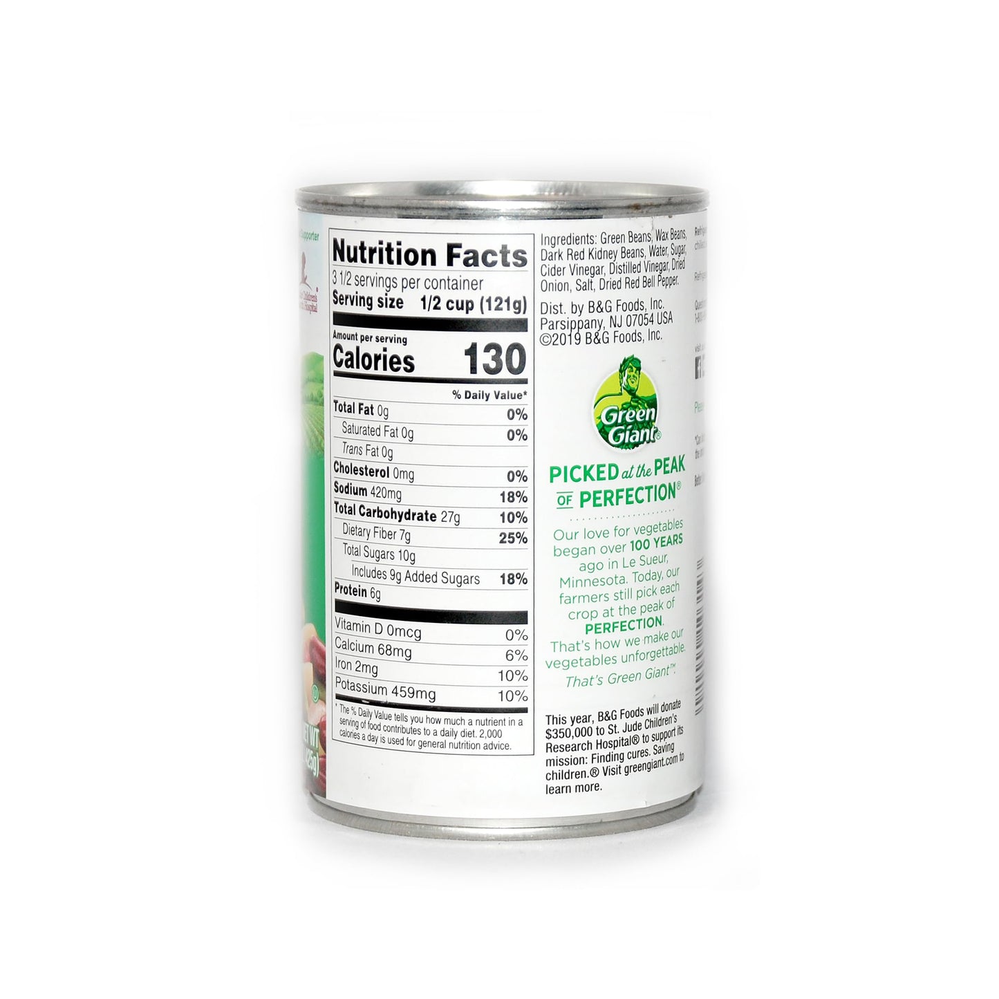Green Giant 3 Bean Salad Bundle - 6 x 15 Oz Cans of Green Giant Three Bean Salad, Bundled with a JFS Recipe Card