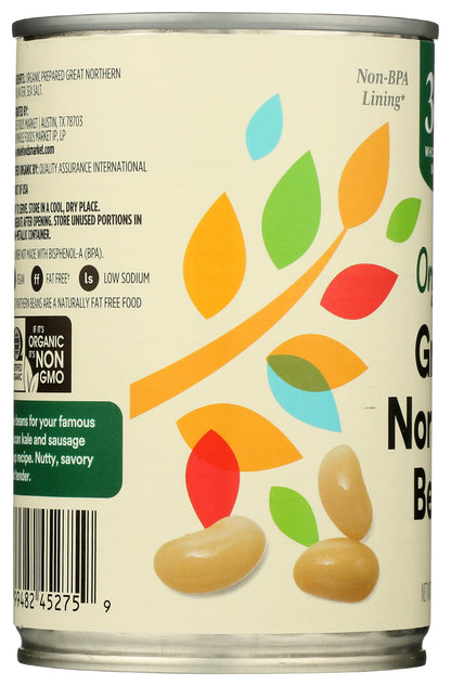 365 by Whole Foods Market, Organic Great Northern Beans, 15.5 Ounce