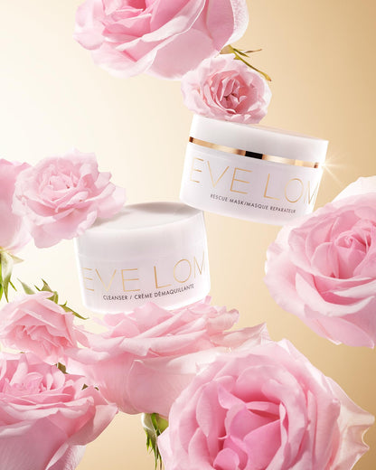 EVE LOM 40th Anniversary Heritage Set - Award Winning Cleansing Balm and Purifying Rescue Mask Bundle - Travel Essentials for Daily Skincare Ritual