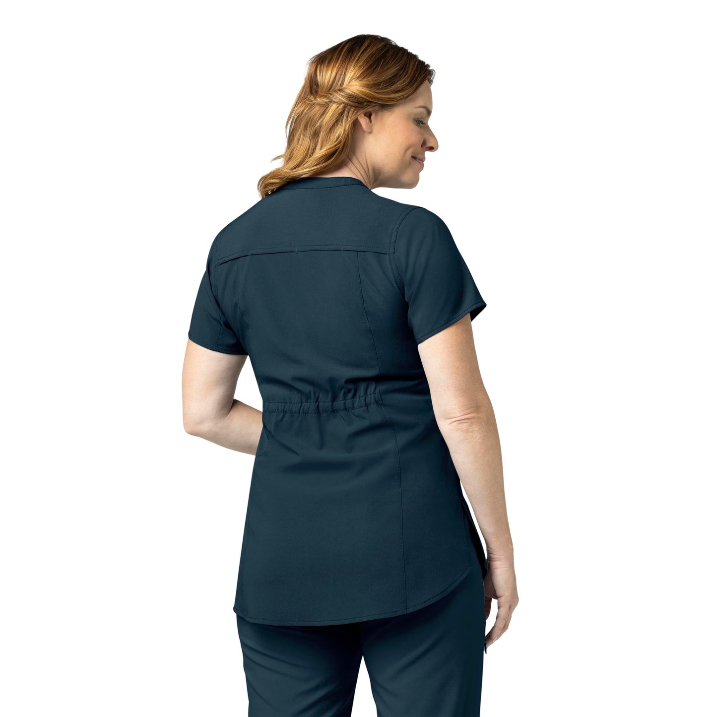 Carhartt Scrubs C12910 Women's Force® Cross-Flex Modern-Fit Henley Tuni