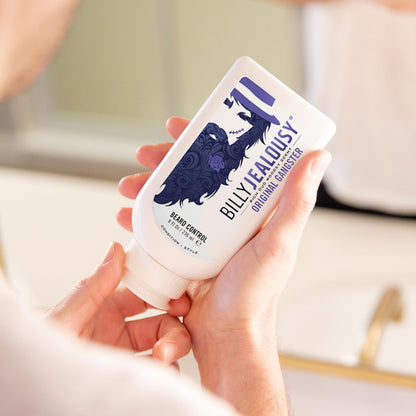 Billy Jealousy Beard Control Leave In Beard Conditioner for Men with Aloe Leaf Juice and Jojoba Seed Oil, Softens Hair and Skin, Light Hold with Matte Finish