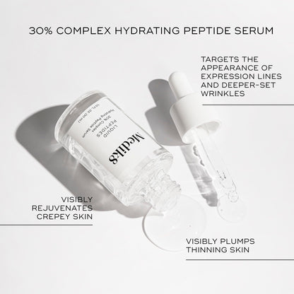 Medik8 Liquid Peptides - Regenerating Multi Peptide Serum - Smooths Wrinkles and Fine Lines - Hydrating, Brightening, Plumping - 1.0 oz
