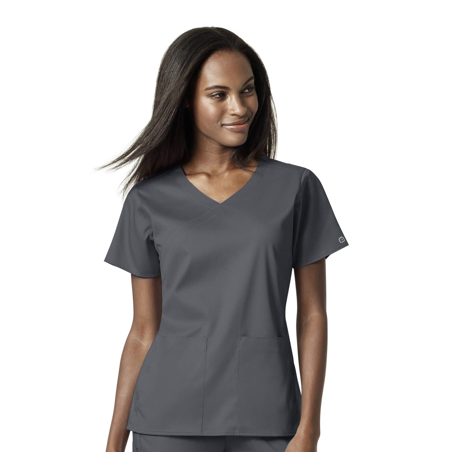 Wink Women's Women's 4 Pocket Wrap Scrub Top