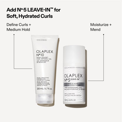 Olaplex Nº.10 Bond Shaper™ Curl Defining Gel: Frizz Smoothing Curl Gel | Hydrates, Detangles & Defines Curls | All Day Hold No Residue | For Coily, Curly, and Wavy, 200 mL/Fl Oz