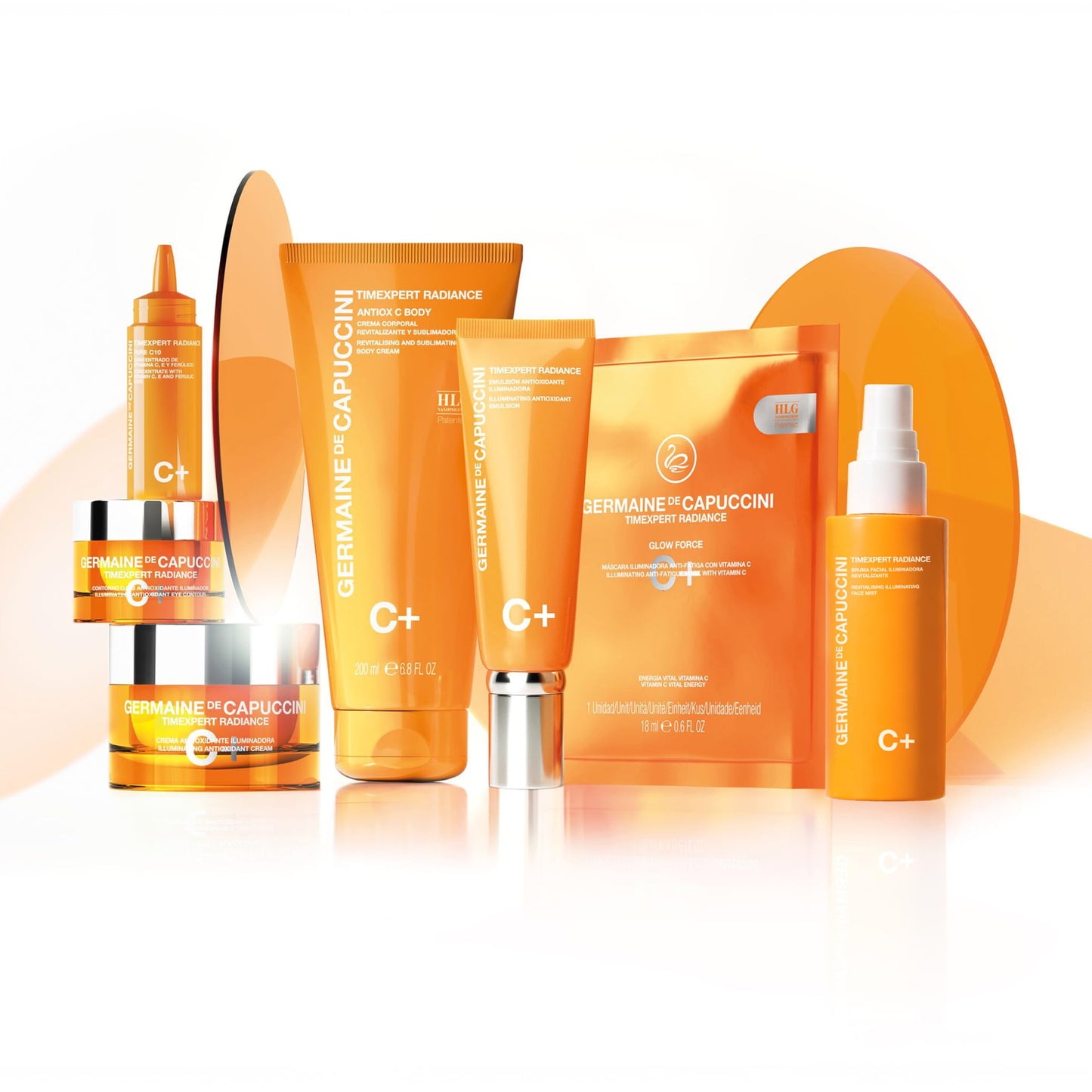 Germaine de Capuccini Timexpert Radiance C+ | Vitamin C Face Cream | Illuminating Antioxidant Cream | Anti-Aging Moisturizer for Wrinkles and Boosting Glow | 1.7 Fl Oz