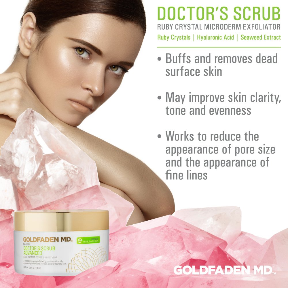 GOLDFADEN MD Doctors Scrub Microdermabrasion for Face, 1.7 Fl Oz