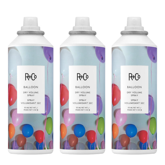 R+Co BALLOON Dry Volume Spray – Lightweight Hair Volumizer, Adds Lift & Texture, All Hair Types