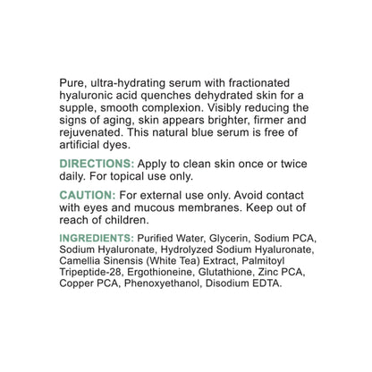 Replenix Anti-Aging Hyaluronic Acid Hydration Face Serum with Medical-Grade Ingredients (1 fl. oz)