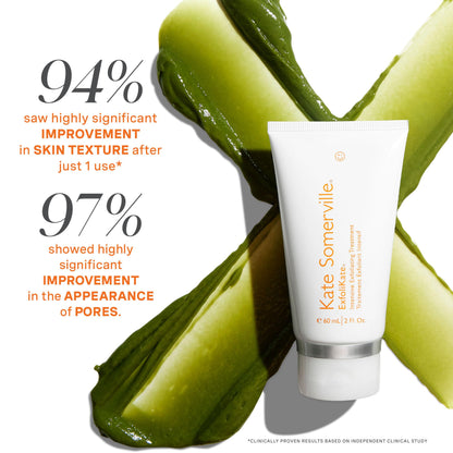 Kate Somerville ExfoliKate Intensive Exfoliating Treatment – Salicylic Acid and Lactic Acid Super Facial Scrub Improves Texture and Pores