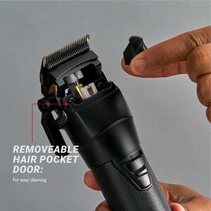 FXONE Professional Cordless Clipper - Beard Trimmer for Men, Professional Stylist & Barber Clippers, USB-C Cordless Hair Clippers for Men with Interchangeable Battery