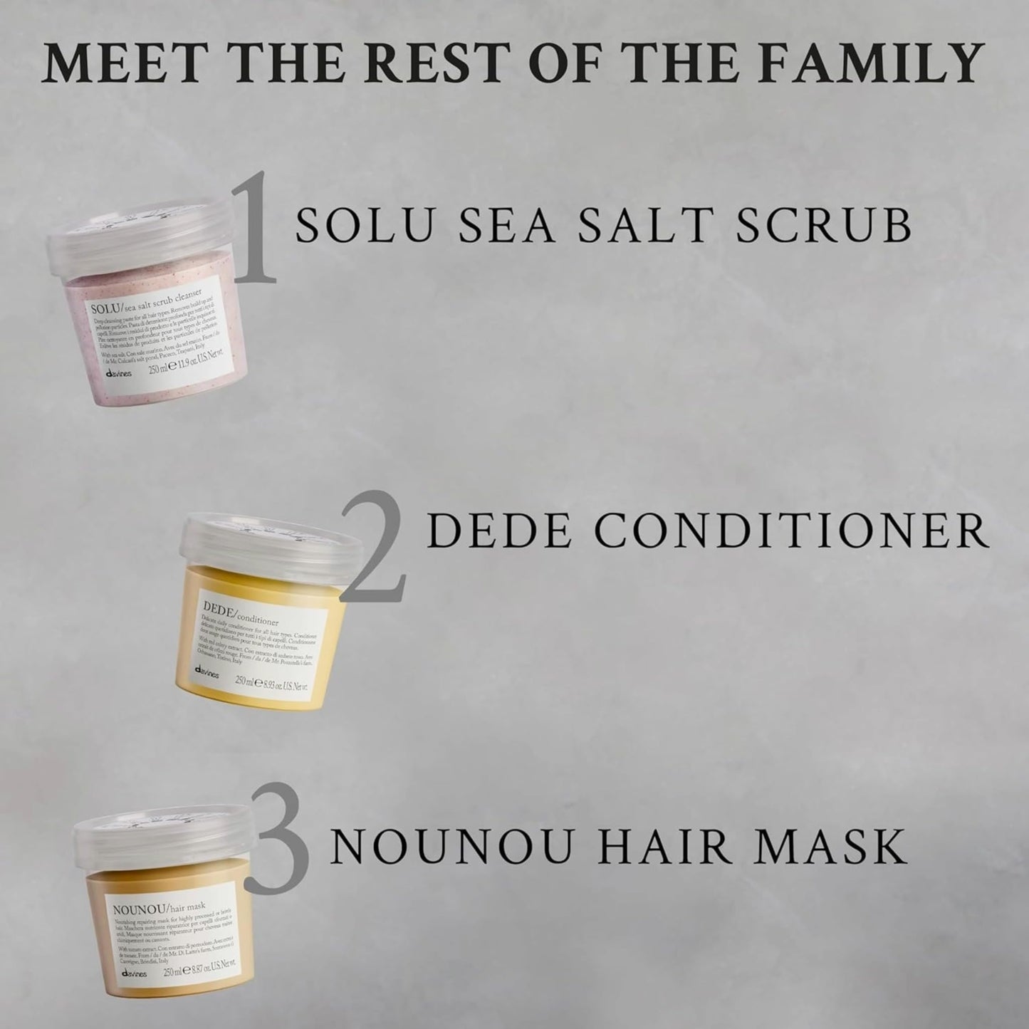 Davines SOLU Shampoo, Clarify And Remove Residue, Refresh Scalp And Leave Hair Shiny And Soft