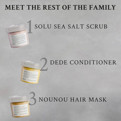 Davines SOLU Shampoo, Clarify And Remove Residue, Refresh Scalp And Leave Hair Shiny And Soft