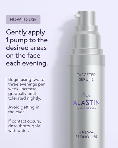 ALASTIN Skincare Renewal Retinol Serum | Visibly Improves Skin Texture & Tone | Helps Reduce the Look of Fine Lines & Wrinkles | Hydrating Retinol Formula