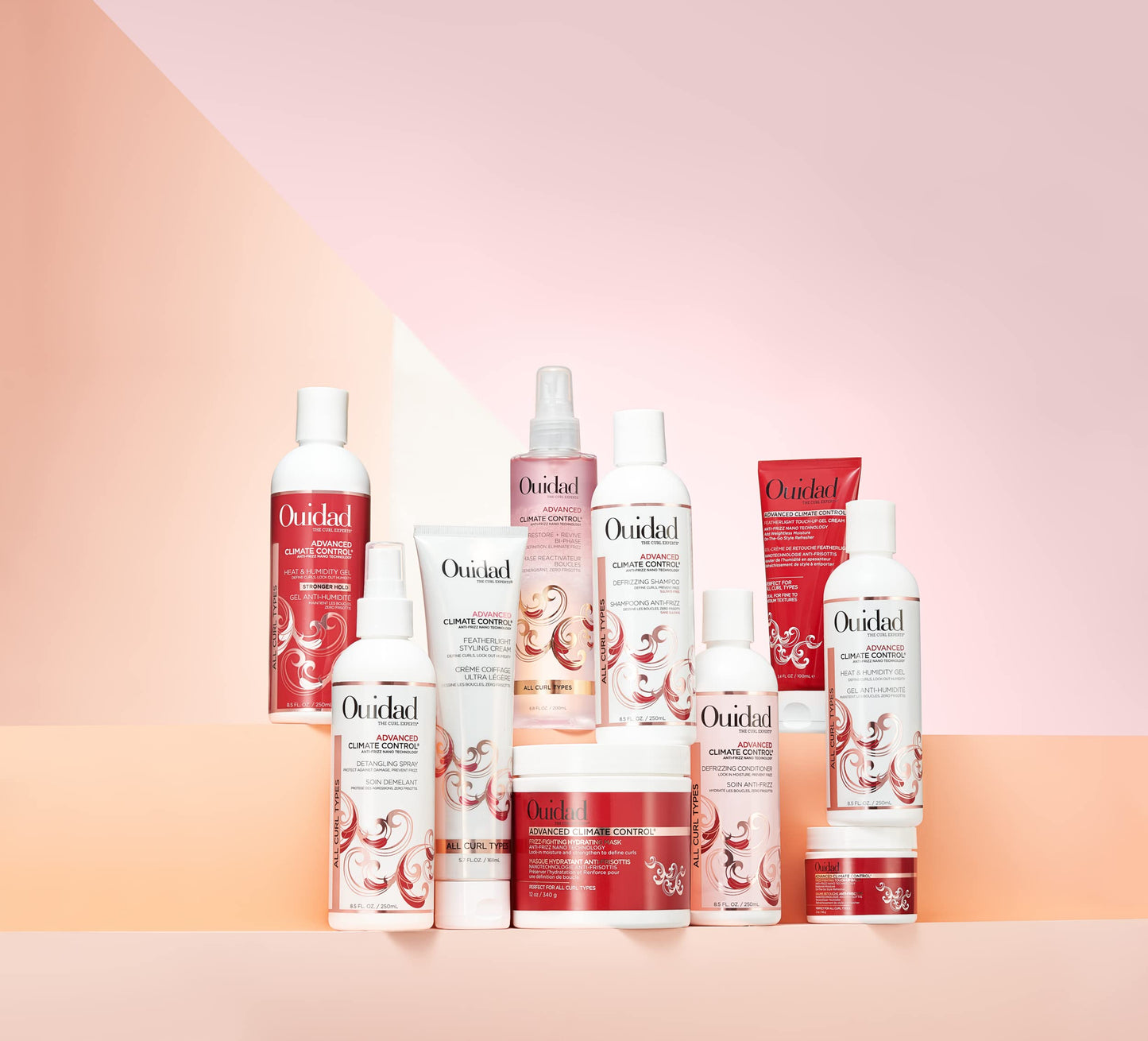 Ouidad Advanced Climate Control Touch-Up Hair Balm - 2 oz, Curl Refresher, Anti-Frizz Nano Technology, Redefine Curls & Help Prevent Breakage, Ideal for Medium to Thick Textures, For All Curl Types
