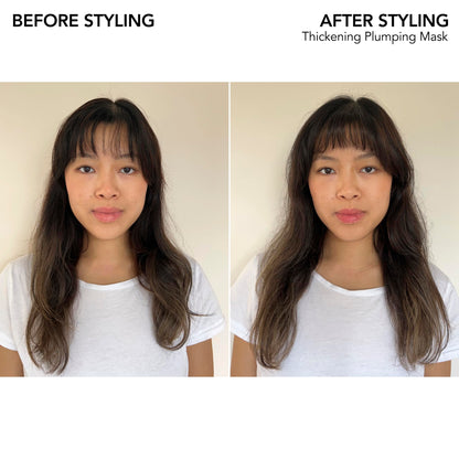Bumble and bumble. Thickening Plumping Hair Mask | Color Safe | Hydrating, Volumizing, Smoothing + Strengthening | Curly, Wavy, Straight