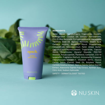 Nuskin Epoch Baobab Body Butter | Rich Cream Infused with Shea Butter and Ethnobotanical Baobab Fruit Extract for Deep Hydration, Softness, and Skin Resiliency | 4.4 oz | 1 Pack