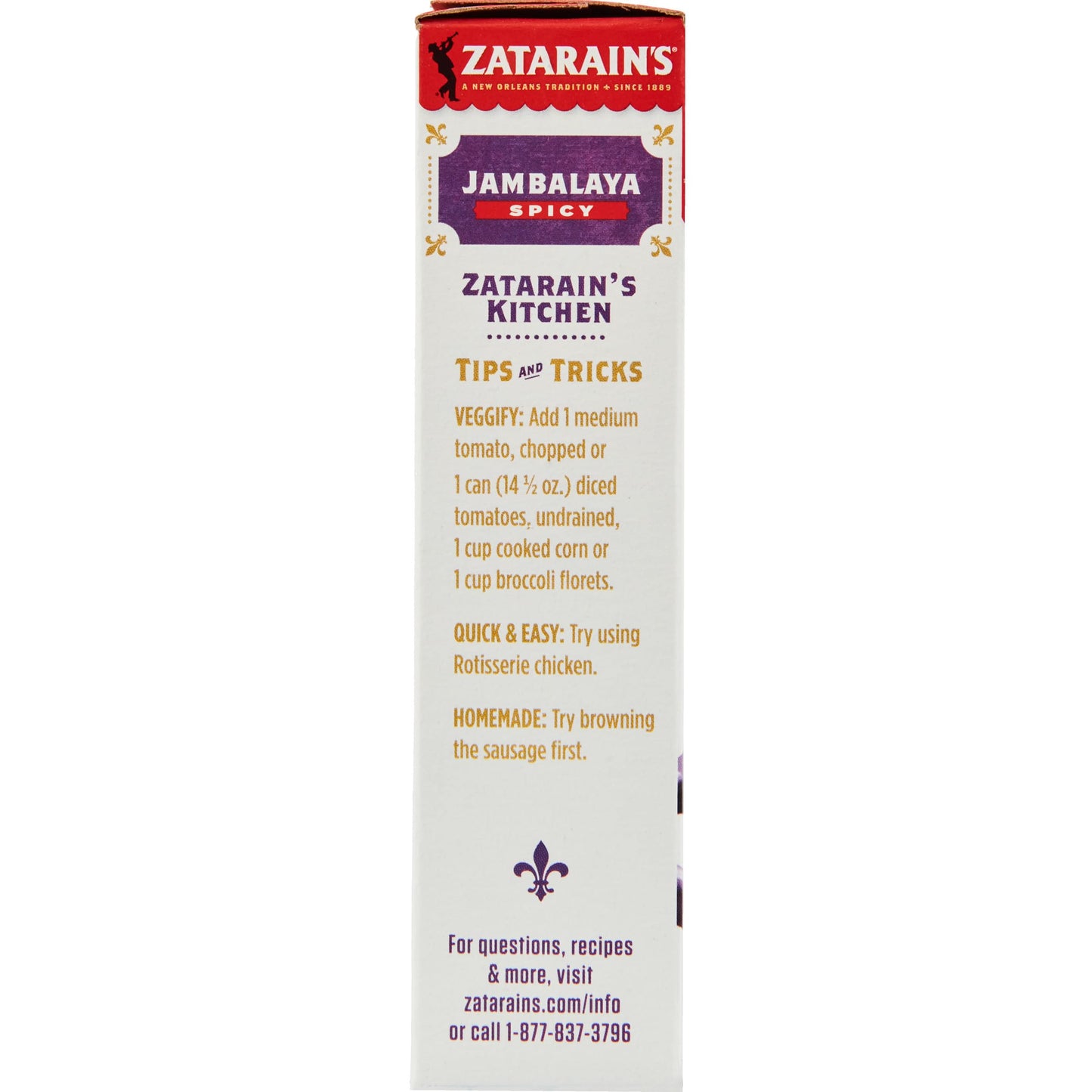 Zatarain's Spicy Jambalaya Mix, 8 oz (Pack of 8)