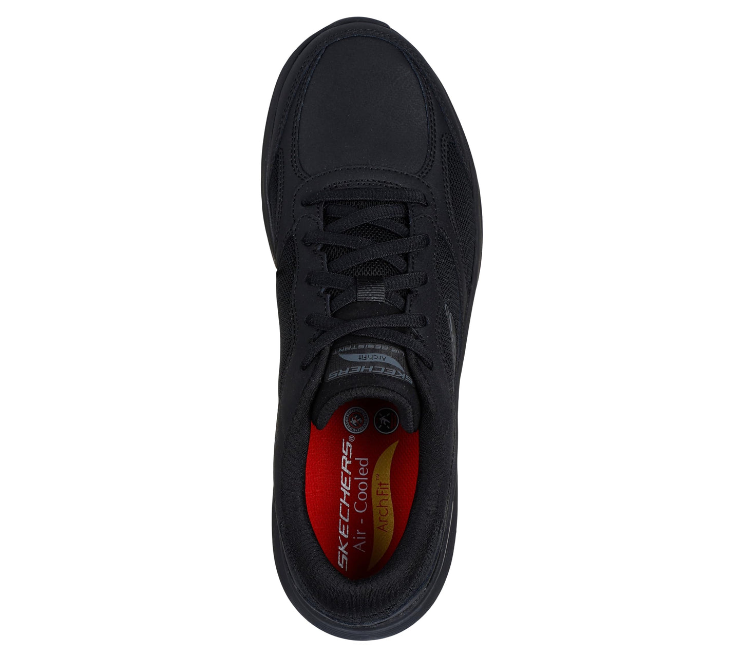 Skechers Mens Work: Arch Fit 2.0 Slip Resistant Lace Up Sneakers for Men