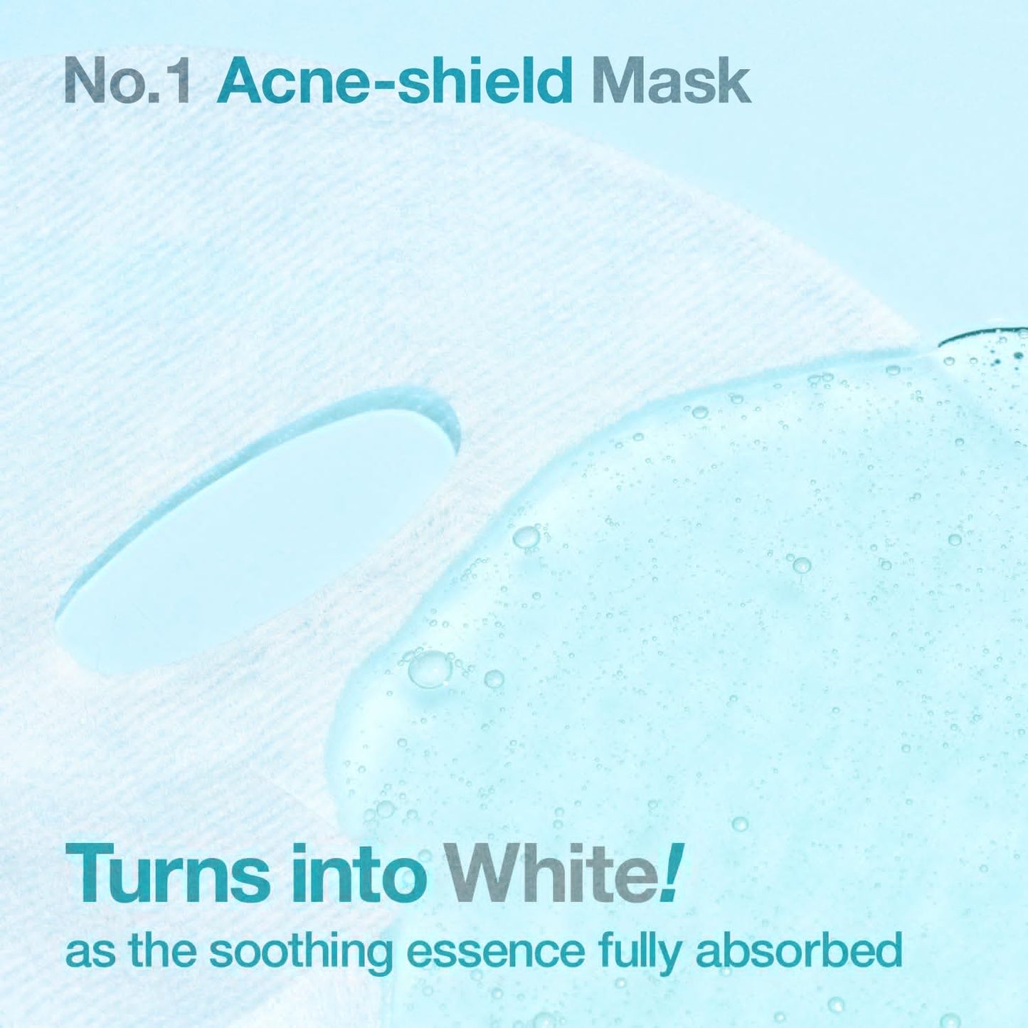 numbuzin No.1 Sheet Mask | Pantothenic B5 Hyaluronic Active Clear Mask | Calming, Soothing, Hydrating | Acne Prone Skin | Controls Excess Oil, Reduces Redness | 5 Sheets