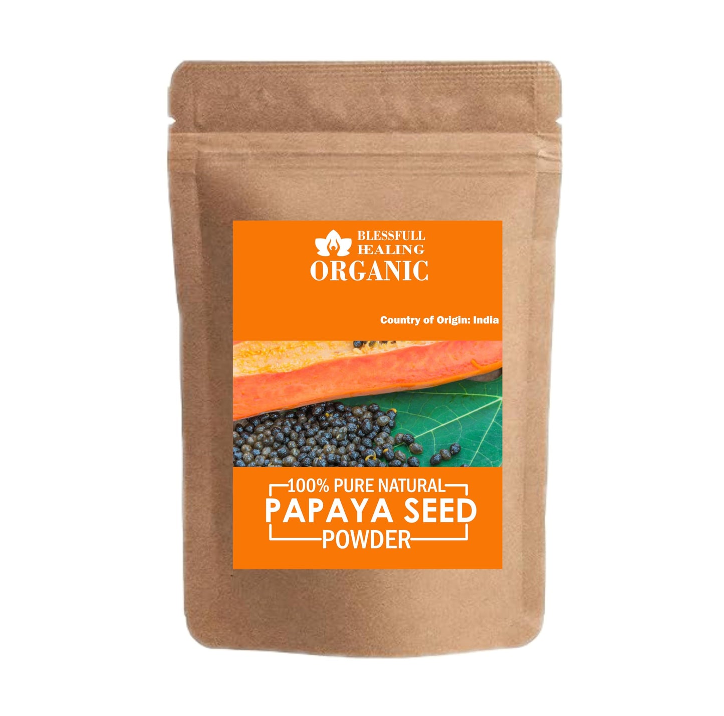 Blessfull Healing Organic 100% Pure Natural Papaya Seed Powder | 300 Gram / 10.58 oz