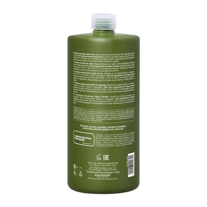 ALFAPARF MILANO Benvoleo Recovery Shampoo for Damaged Hair - Clean, Vegan, Sustainable Hair Care - Sulfate Free Shampoo - Repairs, Reconstructs, Protects - Natural Ingredients - 33.8 FL. Oz.