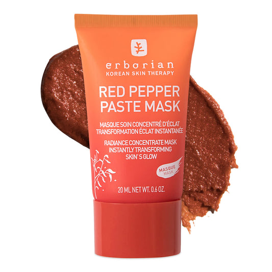 Erborian Red Pepper Paste Face Mask - Energizing & Radiance Boosting Facial Mask for Hydration & Glow with Vitamins C & E, Antioxidants & Soothing Liquorice Extract - Korean Skin Therapy
