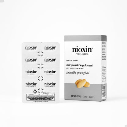 NIOXIN Density Defend Hair Growth Supplements | with Biotin, Zinc and Iron | for Hair Growth and Thickness | 30 Tablets